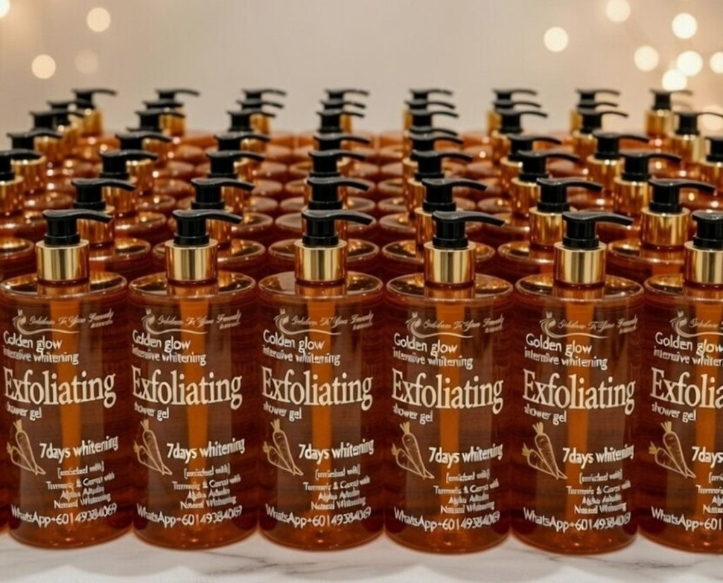 GOLDEN GLOW EXFOLIATING SHOWER GEL