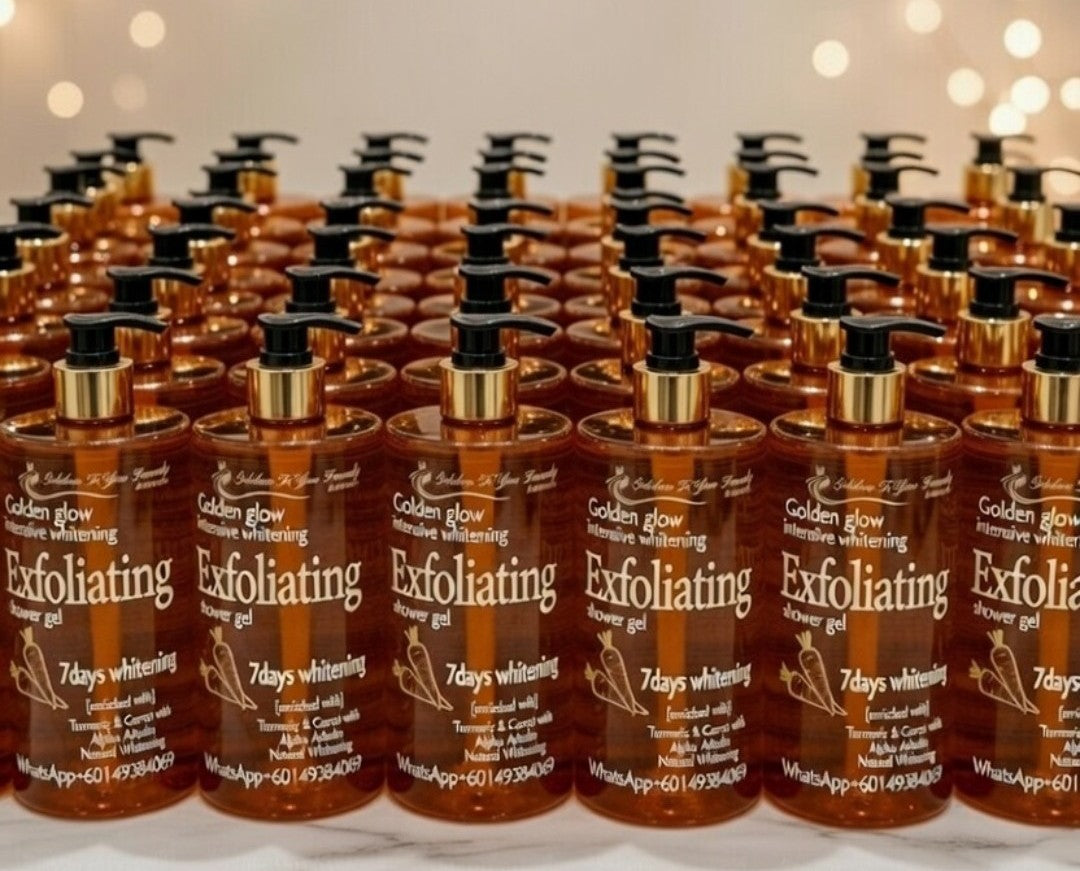 GOLDEN GLOW EXFOLIATING SHOWER GEL