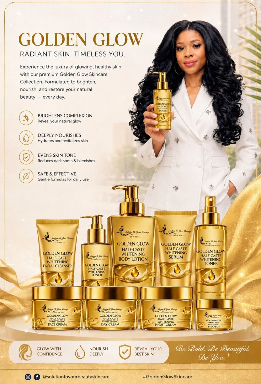 GOLDEN GLOW HALF-CASTE FULL SET