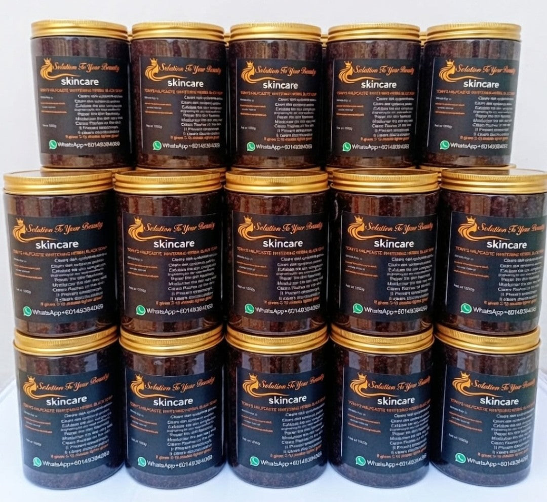 7DAYS HALFCASTE WHITENING HERBAL BLACK SOAP
