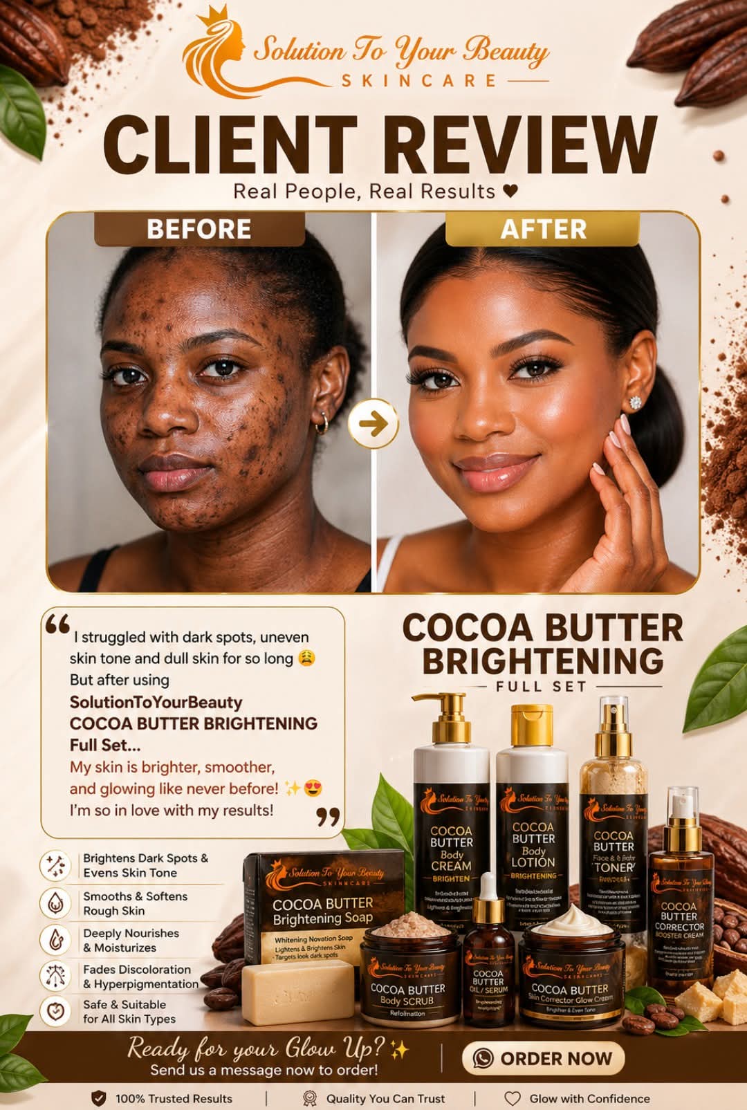COCOA BUTTER BRIGHTENING SET