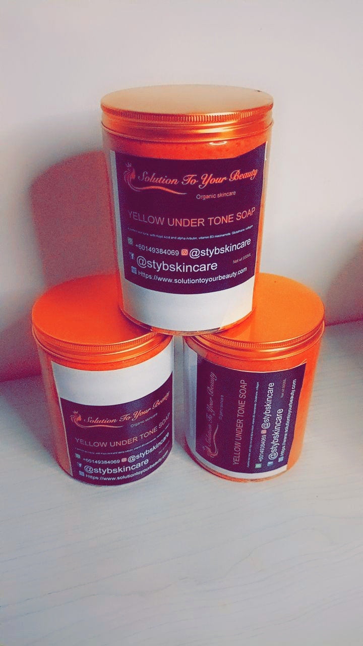 YELLOW UNDERTONE SOAP