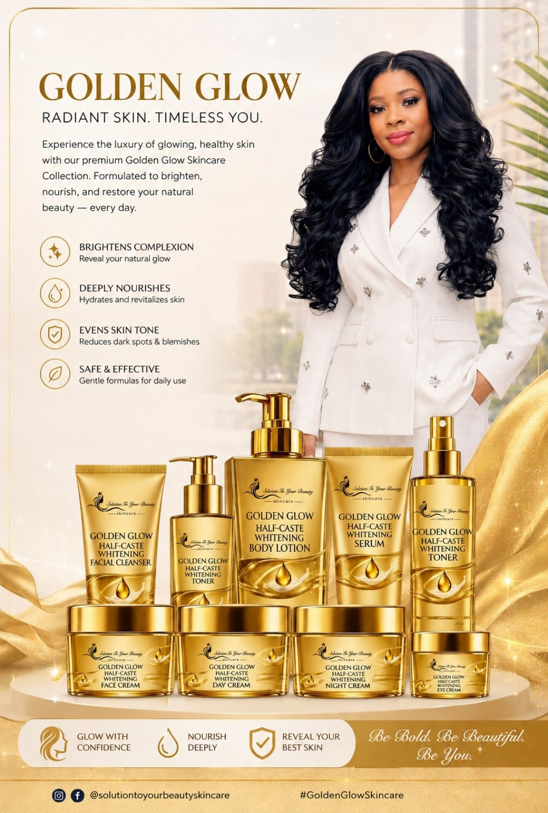 GOLDEN GLOW HALF-CASTE FULL SET