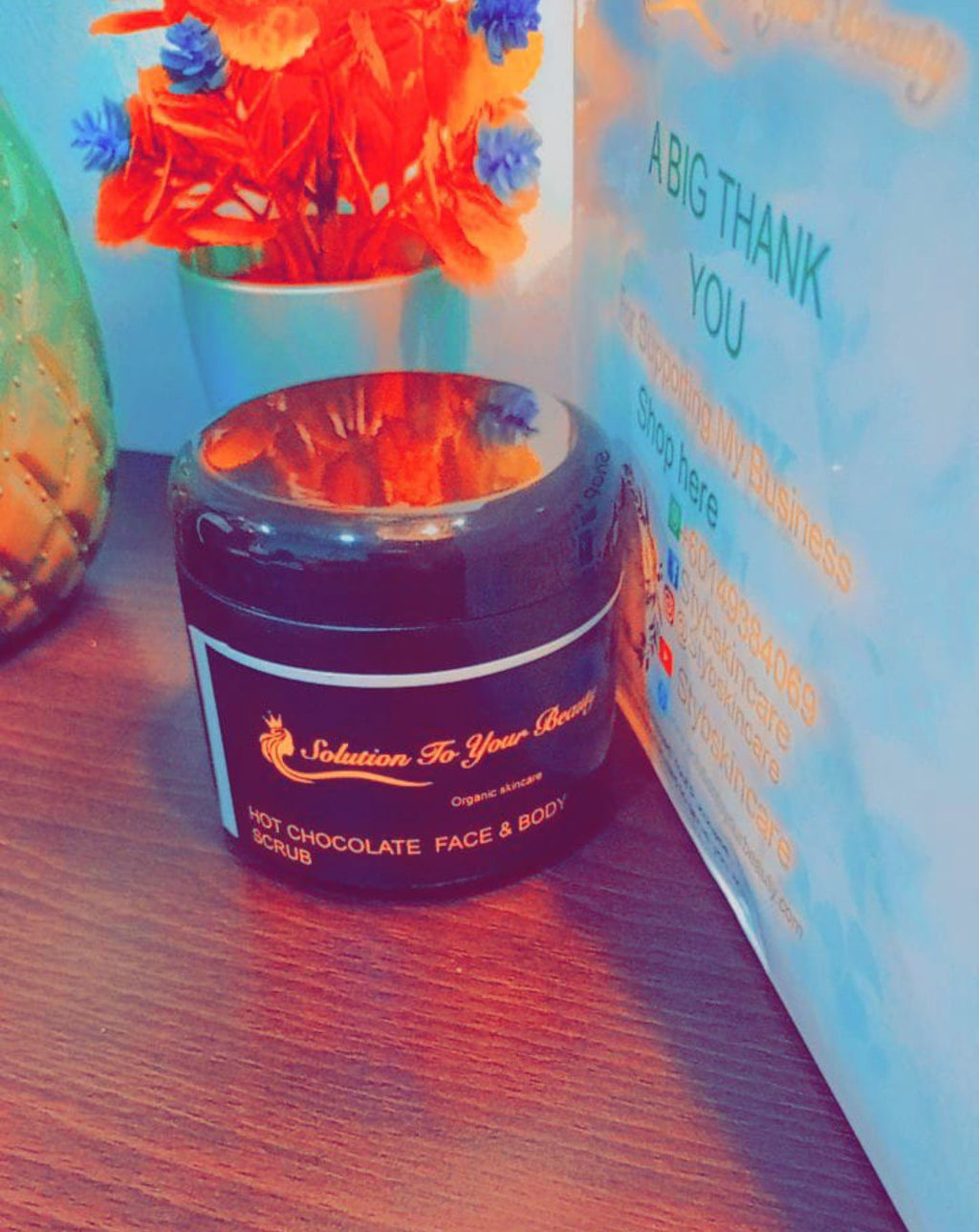 HOT CHOCOLATE FACE and BODY SCRUB